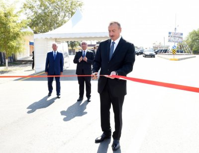 Azərbaycan Prezidenti İlham Əliyev Yalama kənd təsərrüfatı parkını açdı.
