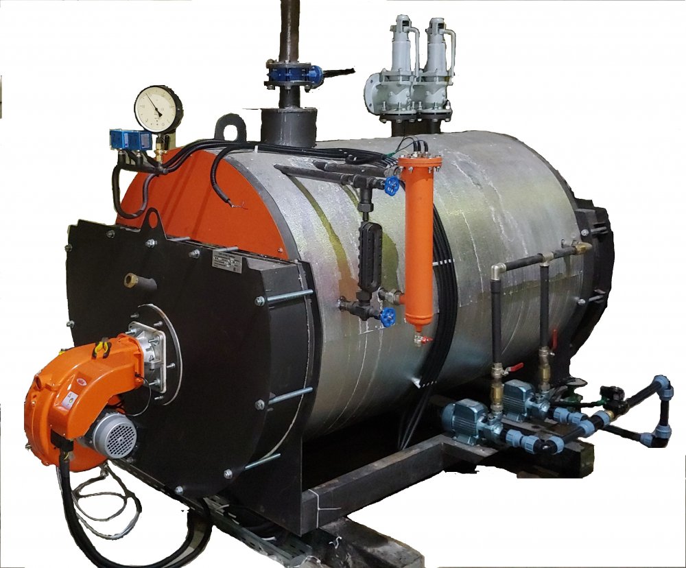 Паровой генератор 500- 2000 кг пар/час